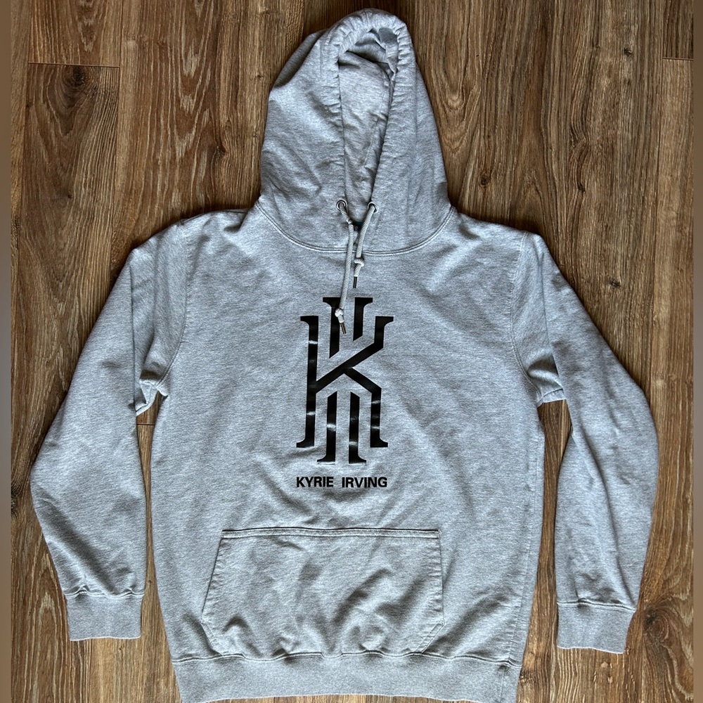 Kyrie Irving 2 Logo Grey Hoodie